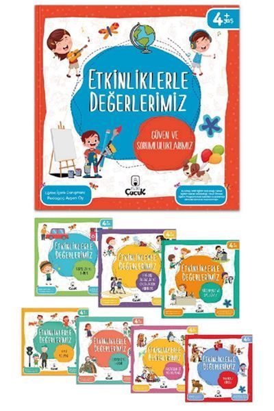 Etkinliklerle Değerlerimiz Serisi (8 Kitap)  (4022)