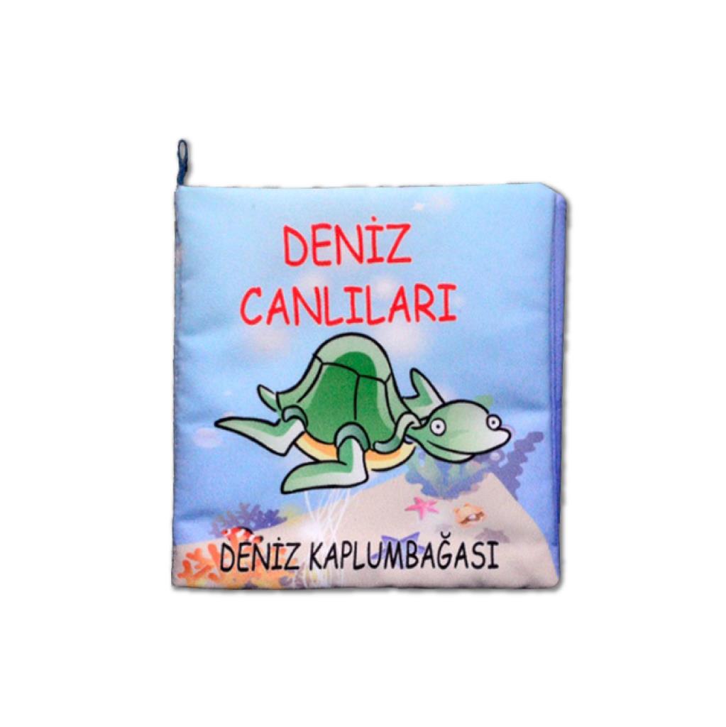 Deniz Canlıları Kumaş Sessiz Kitap