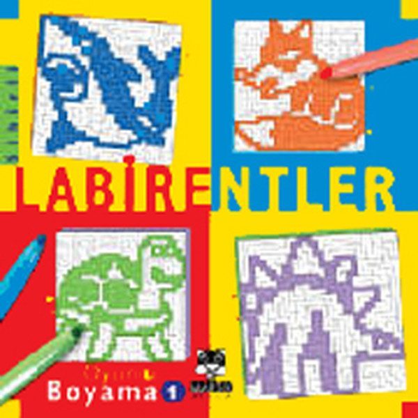 Marsık Labirentler-Oyunlu Boyama  (4022)