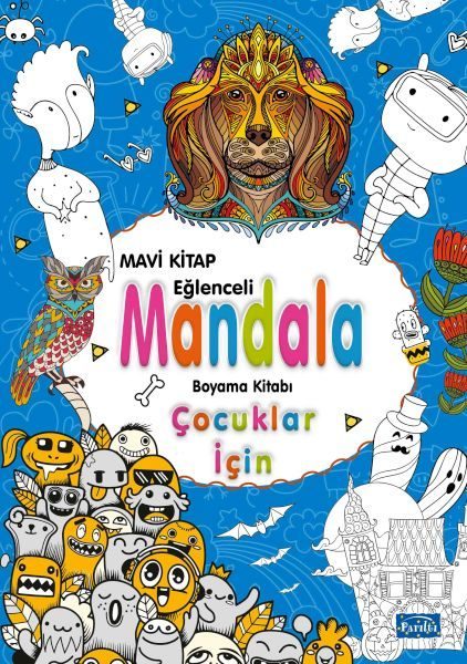 Çocuklar İçin Mandala Mavi  (4022)