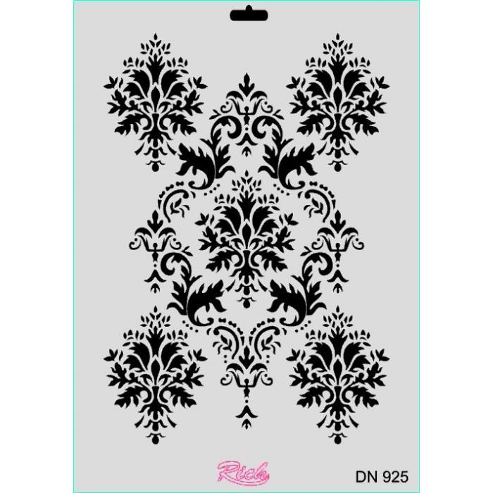 CLZ202 Rich Dantel Seri DN-925 Stencil 35x25 cm