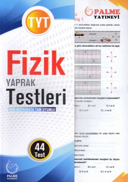 Palme TYT Fizik Yaprak Testleri (Yeni)  (4022)