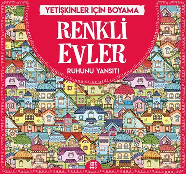 Renkli Evler - Yetişkinler İçin Boyama  (4022)