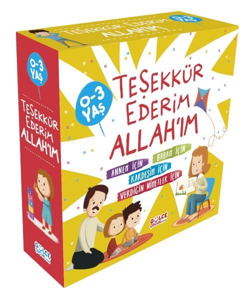 Teşekkür Ederim Allah'ım (4 Kitap Takım)  (4022)