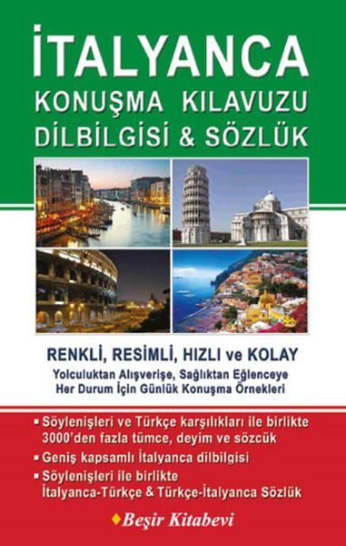 İtalyanca Konuşma Kılavuzu Dilbilgisi - Sözlük  (4022)