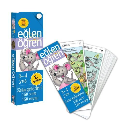 Eğlen Öğren (3-4 Yaş 2. Bölüm)  (4022)