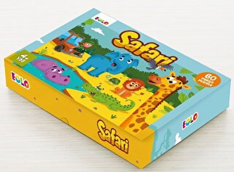 Yer Puzzle-60 Parça Puzzle - Safari  (4022)