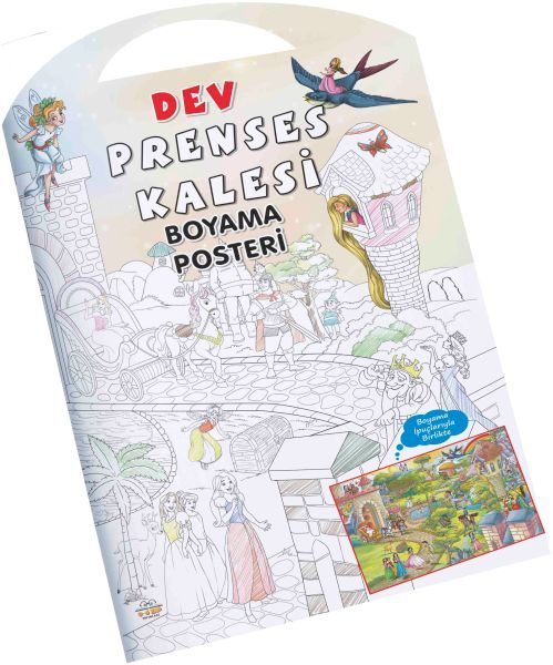 Prenses Kalesi Dev Boyama Posteri  (4022)