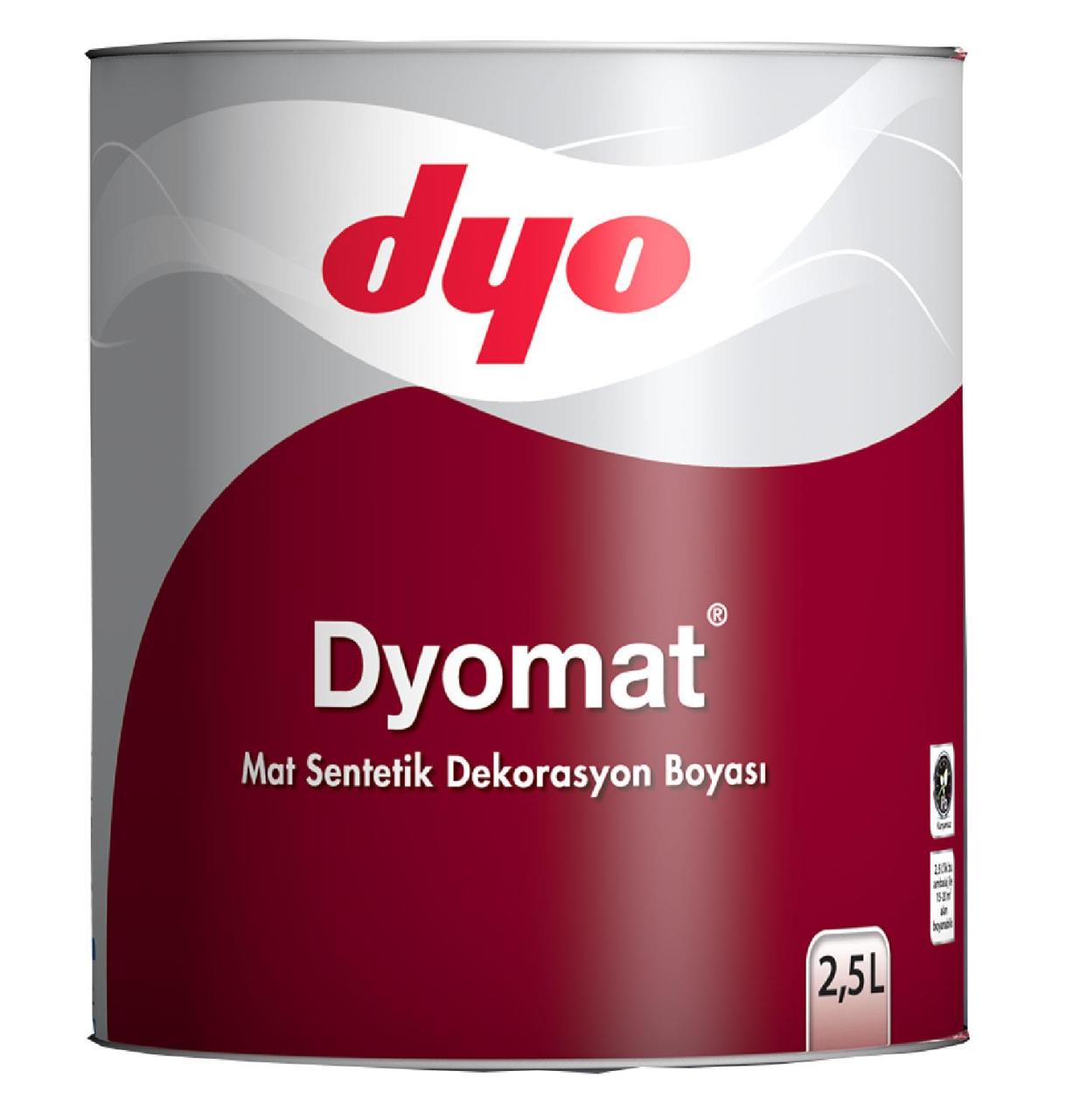 CLZ202 Dyomat Mat Dekorasyon Boyası 2,5 Litre Siyah