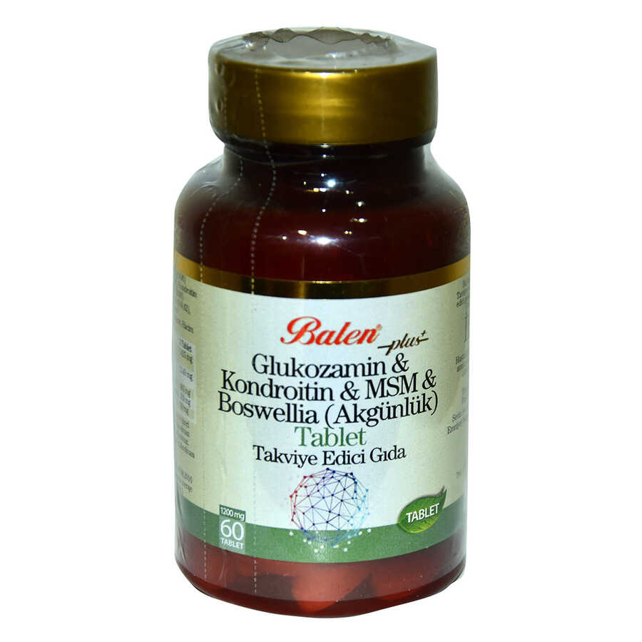 CLZ214 Glukozamin Kondroitin MSM Boswellia 60 Tablet