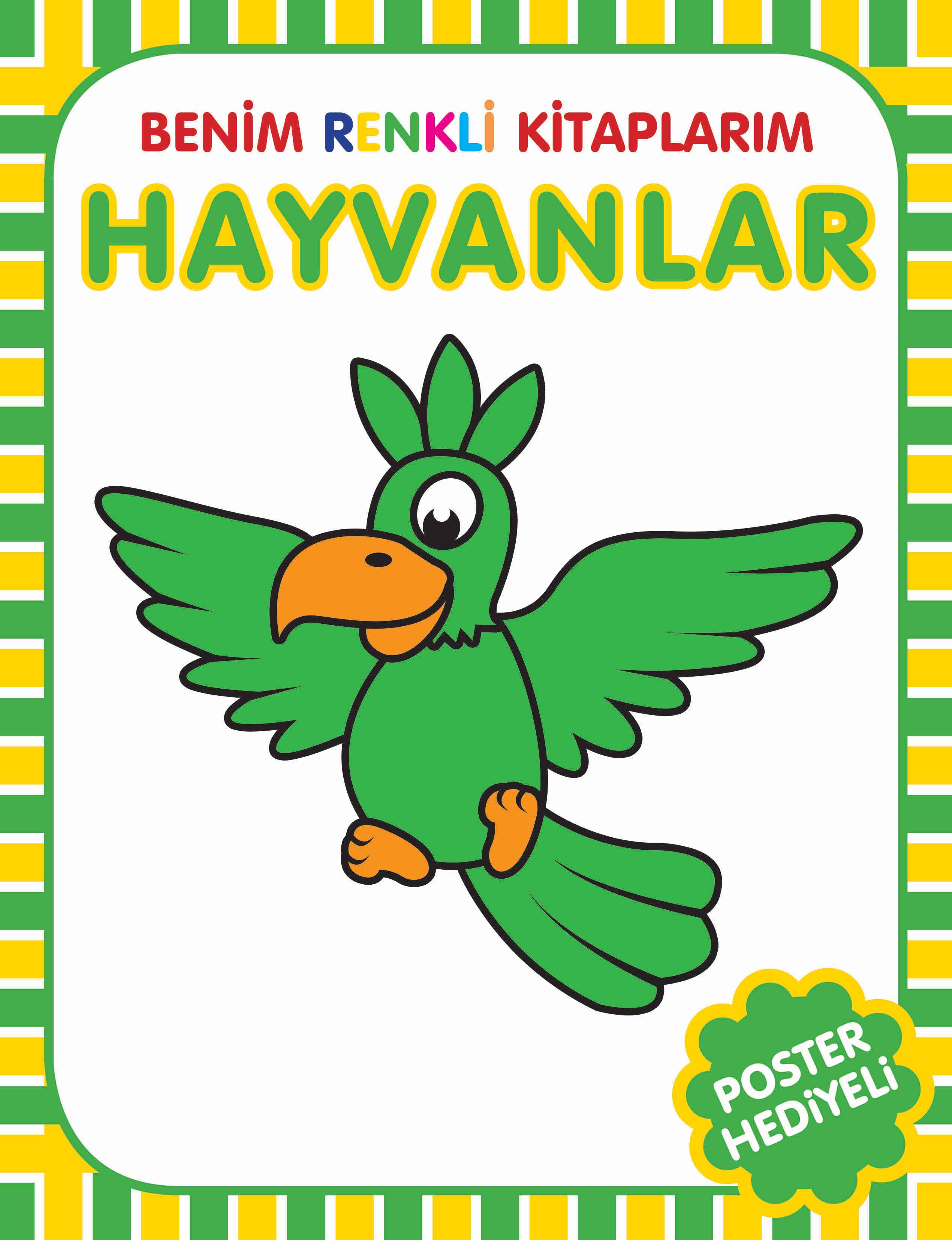 Benim Renkli Kitaplarım Hayvanlar  (4022)