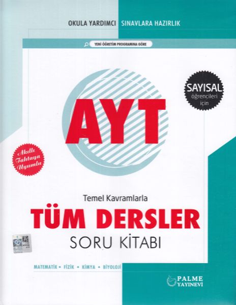 Palme AYT Sayısal Temel Kavramlarla Tüm Dersler Soru Kitabı  (4022)