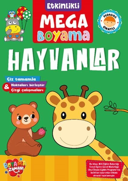 Etkinlikli Mega Boyama - Hayvanlar  (4022)