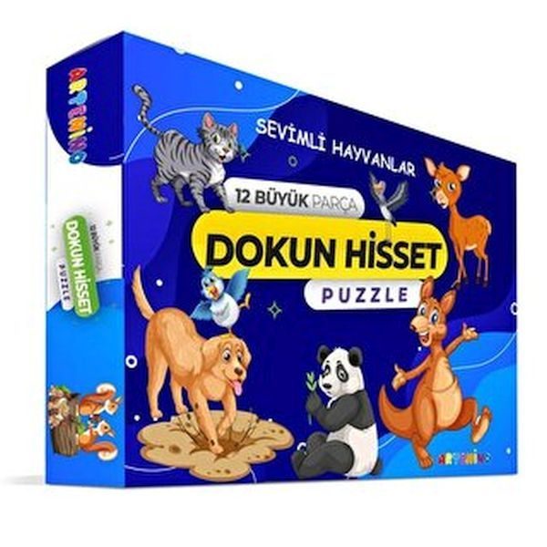 Sevimli Hayvanlar - Dokun Ve Hisset Puzzle  (4022)