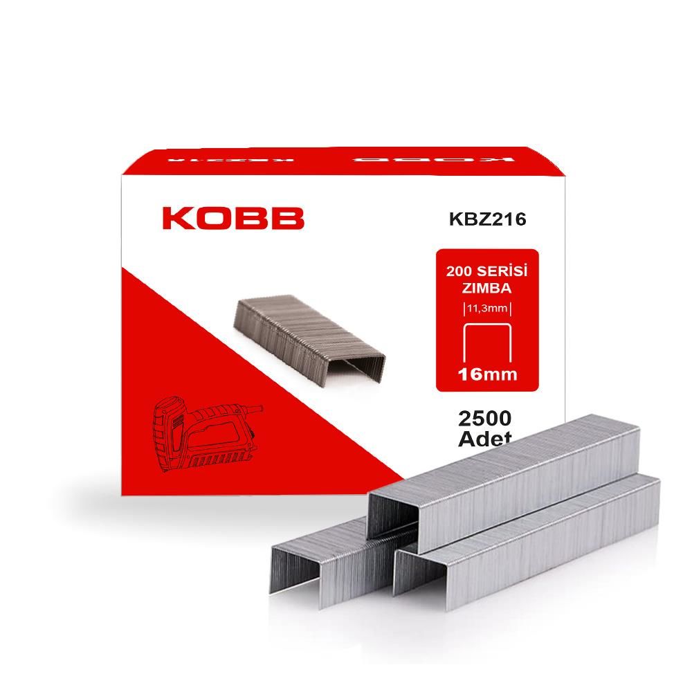 CLZ202 Kobb KBZ216 16 mm 2500 Adet Zımba Teli