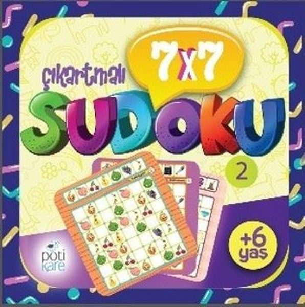 7 x 7 Sudoku - 2 (Çıkartmalı)  (4022)