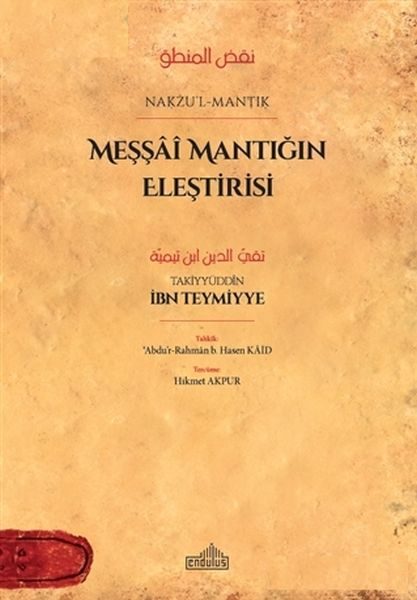 Meşşai Mantığın Eleştirisi  (4022)