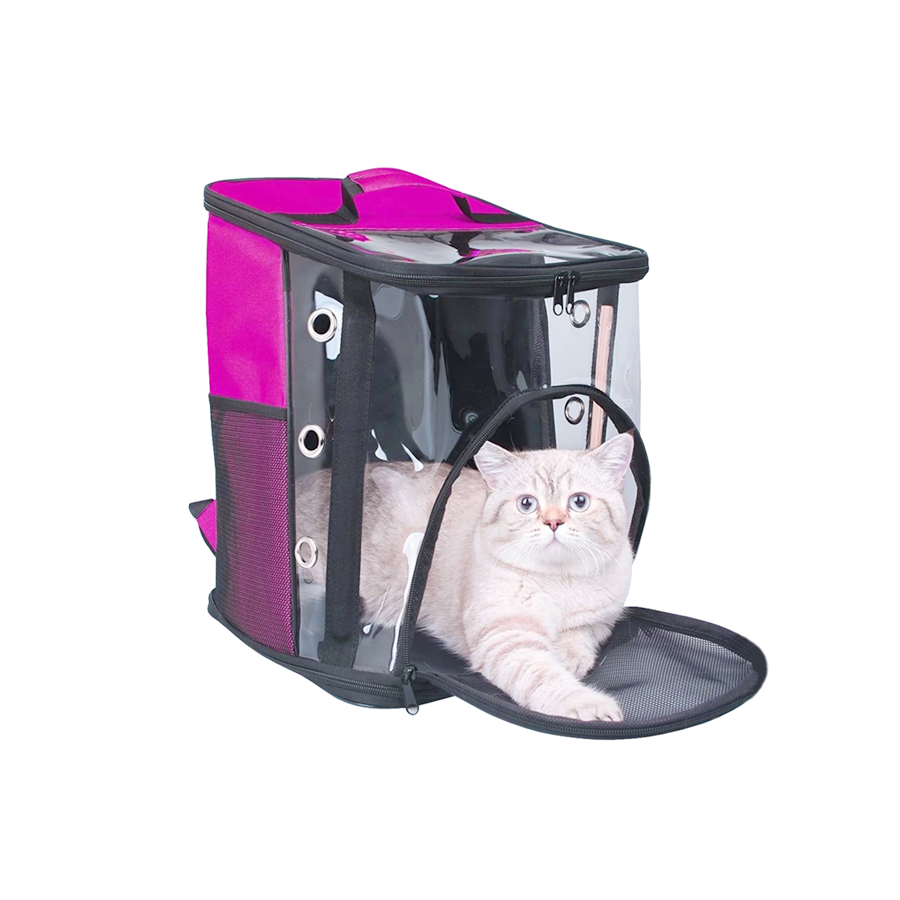 CLZ205  Galaksi Kedi Taşıma Çantası 30*30*40 cm Pembe