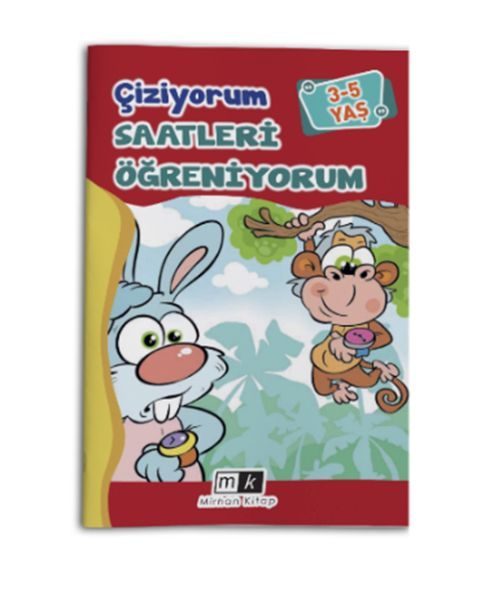 Çiziyorum Saatleri Öğreniyorum 3-5 yaş  (4022)