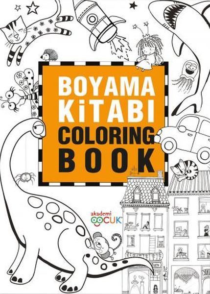 Boyama Kitabı - Coloring Book - 24X33,5 cm  (4022)