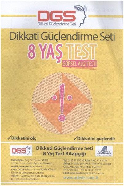 Dikkati Güçlendirme Seti 8 Yaş Test  (4022)