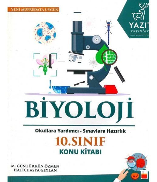 Yazıt 10. Sınıf Biyoloji Konu Kitabı (Yeni)  (4022)