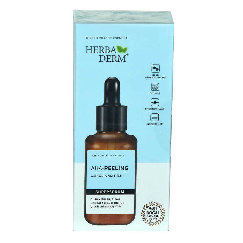 CLZ214 Superserum Aha-Peeling Doğal Yüz Serumu 30 ML