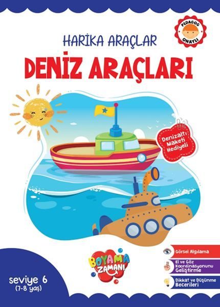 Harika Araçlar – Deniz Araçları Seviye 6 (7-8 Yaş)  (4022)