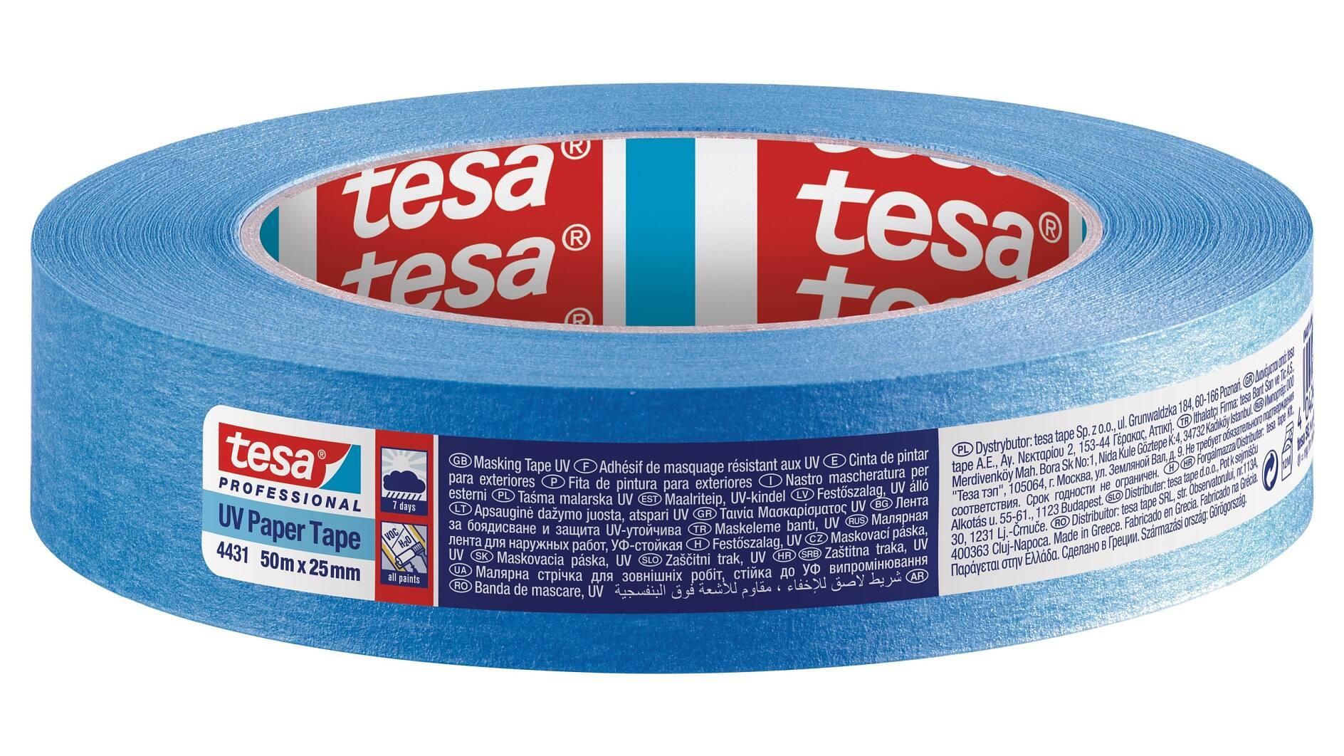 CLZ202 Tesa 4431 Dış Mekan Bandı Mavi 25 mm 50 Metre