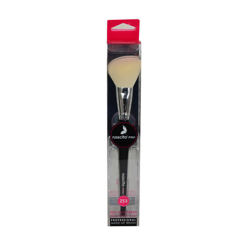 CLZ214 Profesyonel Açılı Allık Makyaj Fırçası - 253 Angled Blush Brush