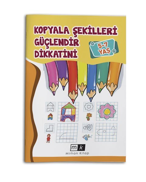 Kopyala Şekilleri Güçlendir Dikkatini 5-7 Yaş  (4022)