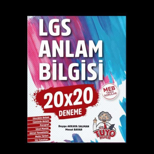 Tüyo Hoca LGS Anlam Bilgisi 20x20 Deneme Şeker  (4022)