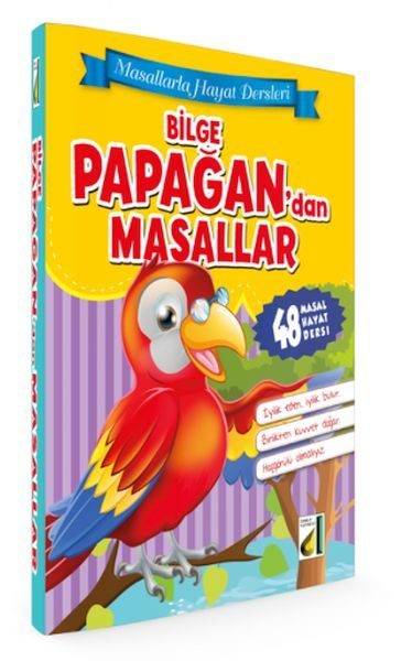 Masallarla Hayat Dersleri - Bilge Papağandan Masallar (Ciltili)  (4022)