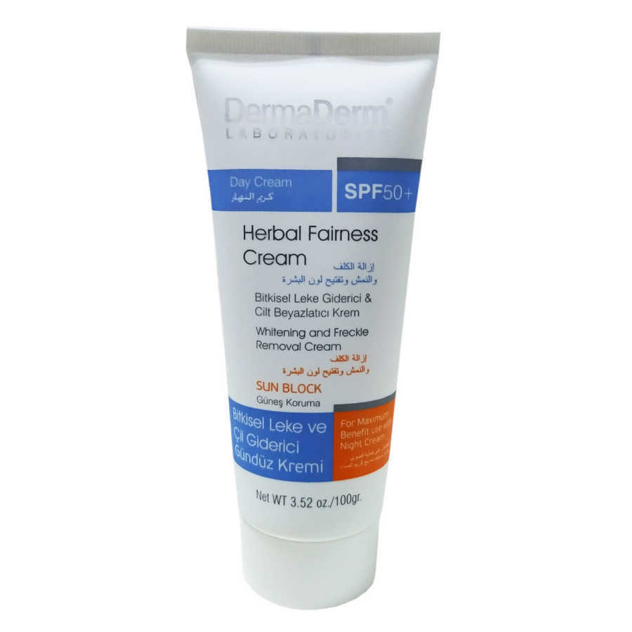 CLZ214 Bitkisel Leke Giderici Cilt Beyazlatıcı Gündüz Kremi Güneş Koruma SPF 50+ 100 Gr