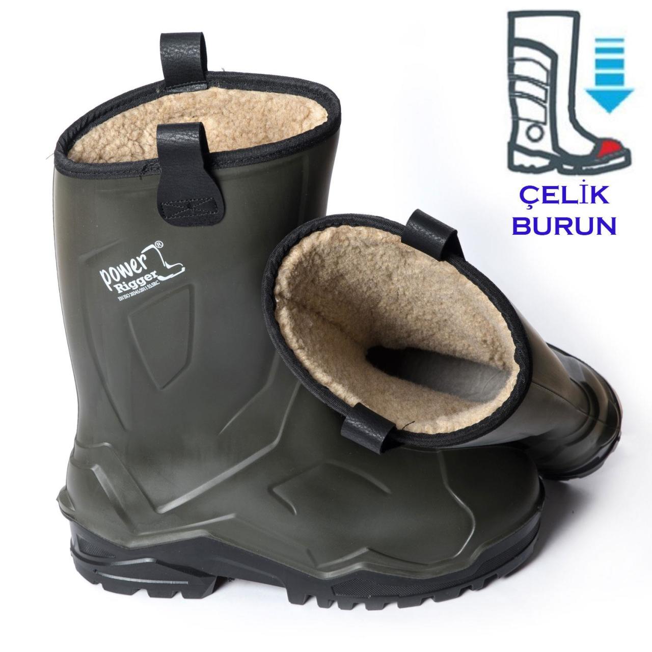 CLZ202 Pollyboot Power Rigger Çizme Çelik Burunlu 45 Numara