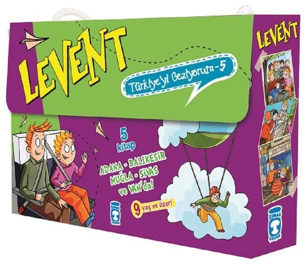 Levent Türkiye'yi Geziyorum - 5 (5 Kitap Takım)  (4022)