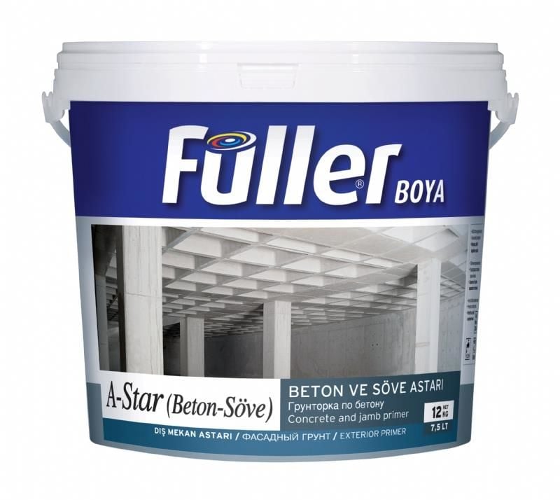 CLZ202 Füller A-Star Brüt Beton Söve Astarı 3,5 Kg Açık Mavi