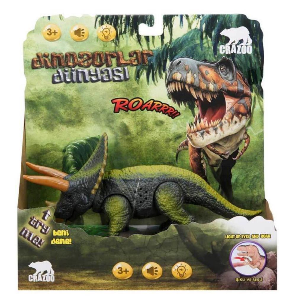 CLZ505 Triceraptors Dinozor Işıklı Sesli