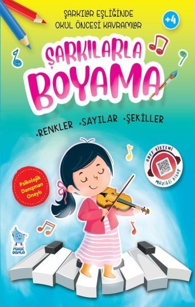 Şarkılarla Boyama (4 Kitap)  (4022)