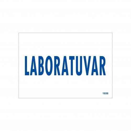 CLZ202 Laboratuvar Uyarı Levhası 17,5x25 KOD:1656