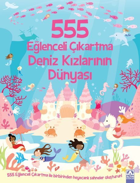 555 Eğlenceli Çıkartma Deniz Kızlarının Dünyası  (4022)