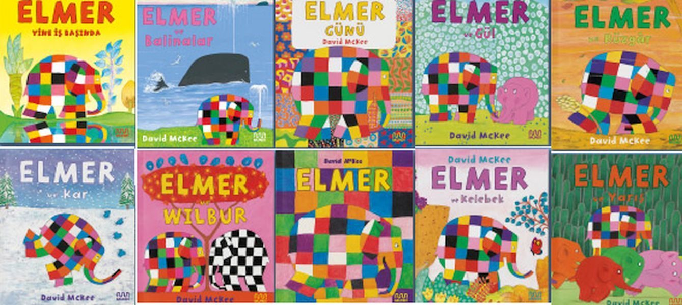 Elmer Serisi (10 Çeşit-50 Kitap)  (4022)