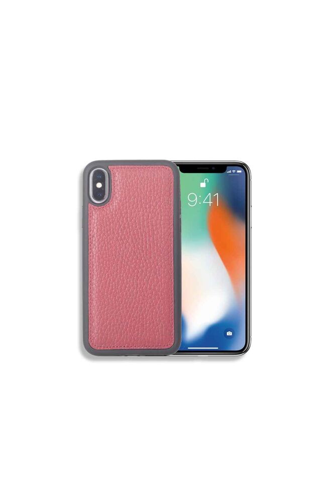 CLZ359  Bordo Deri iPhone X / XS Kılıfı