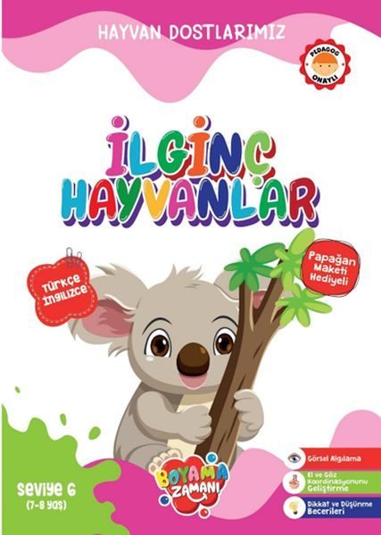 Hayvan Dostlarımız -  İlginç Hayvanlar Seviye 6 (7-8 Yaş)  (4022)