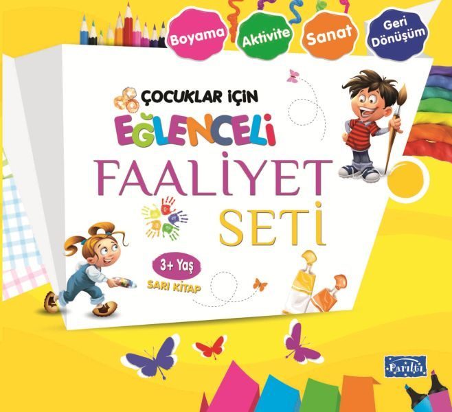 Eğlenceli Faaliyet Seti - Sarı Kitap - 3+ Yaş  (4022)