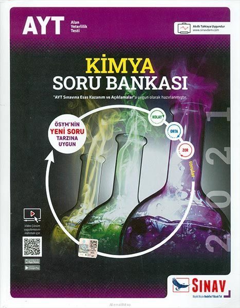 Sınav AYT Kimya Soru Bankası 2021 (Yeni)  (4022)