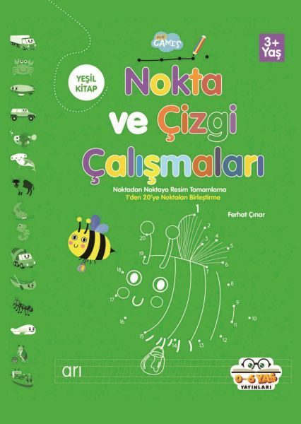 Nokta ve Çizgi Çalışmaları Yeşil Kitap  (4022)