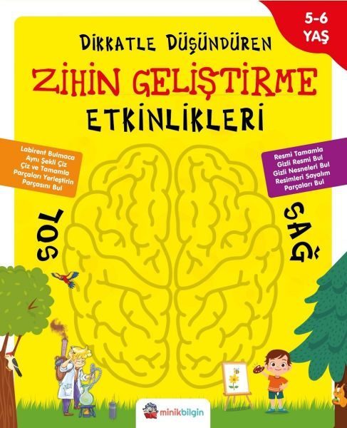 Dikkatle Düşündüren Zihin Geliştirme Etkinlikleri 2  (4022)