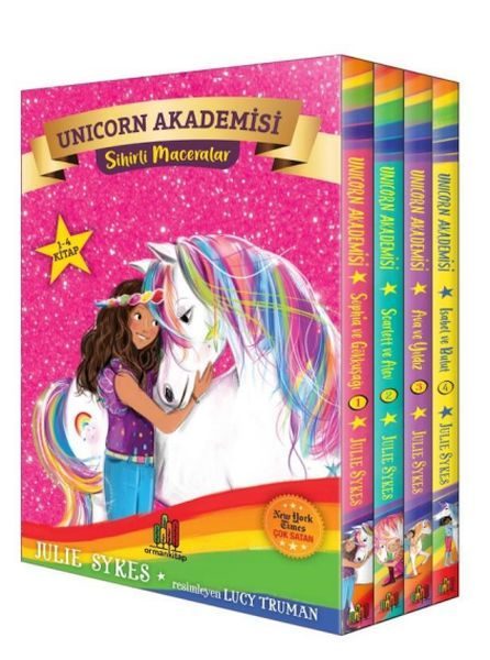 Unıcorn Akademisi Sihirli Maceralar 1- 4 Kitap Set  (4022)