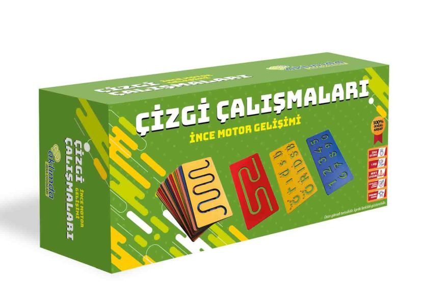 Çizgi Çalışmaları - İnce Motor Gelişimi (Ahşap)  (4022)